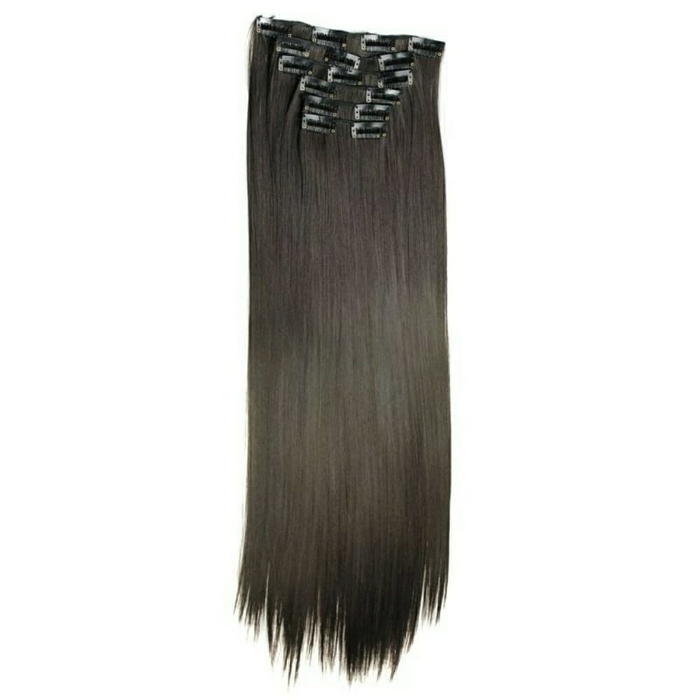 Dark Brown Full Head Clip in Extension - Thumbnail 4