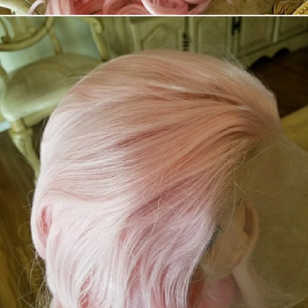 Pink Beauty Lace Front Wig - Thumbnail 5