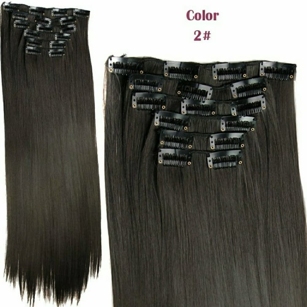 Dark Brown Full Head Clip in Extension - Thumbnail 3