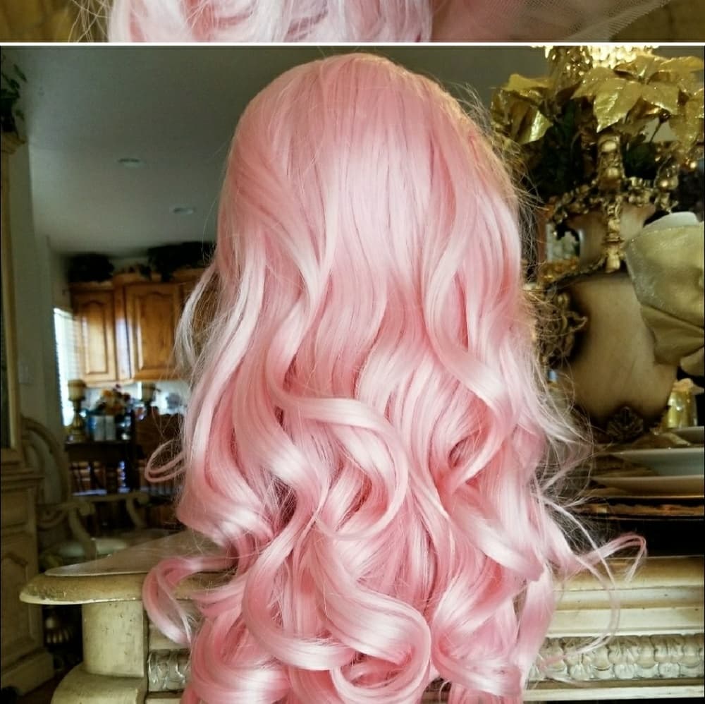 Pink Beauty Lace Front Wig - Thumbnail 4