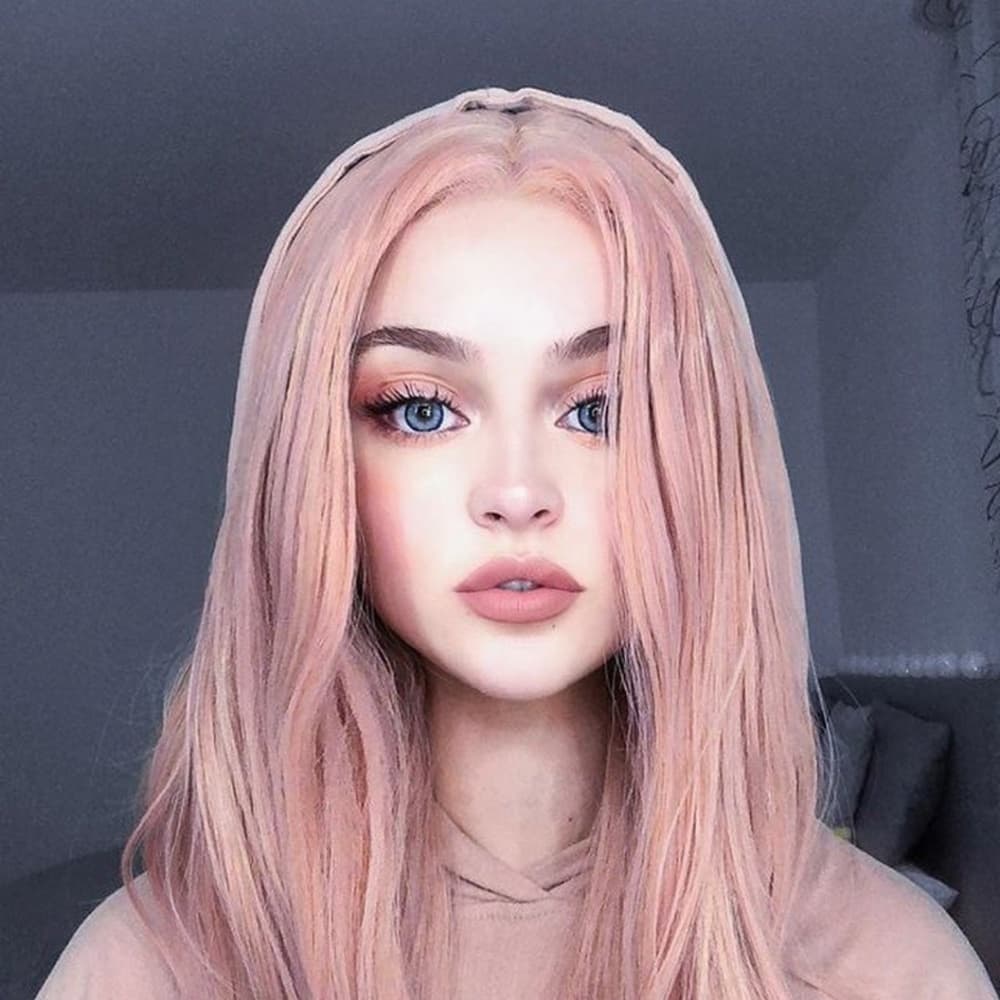 Pink Beauty Lace Front Wig - Thumbnail 8