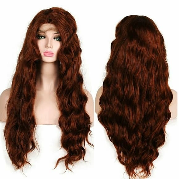 Red Beauty Lace Front Wig 22-24inches - Thumbnail 5