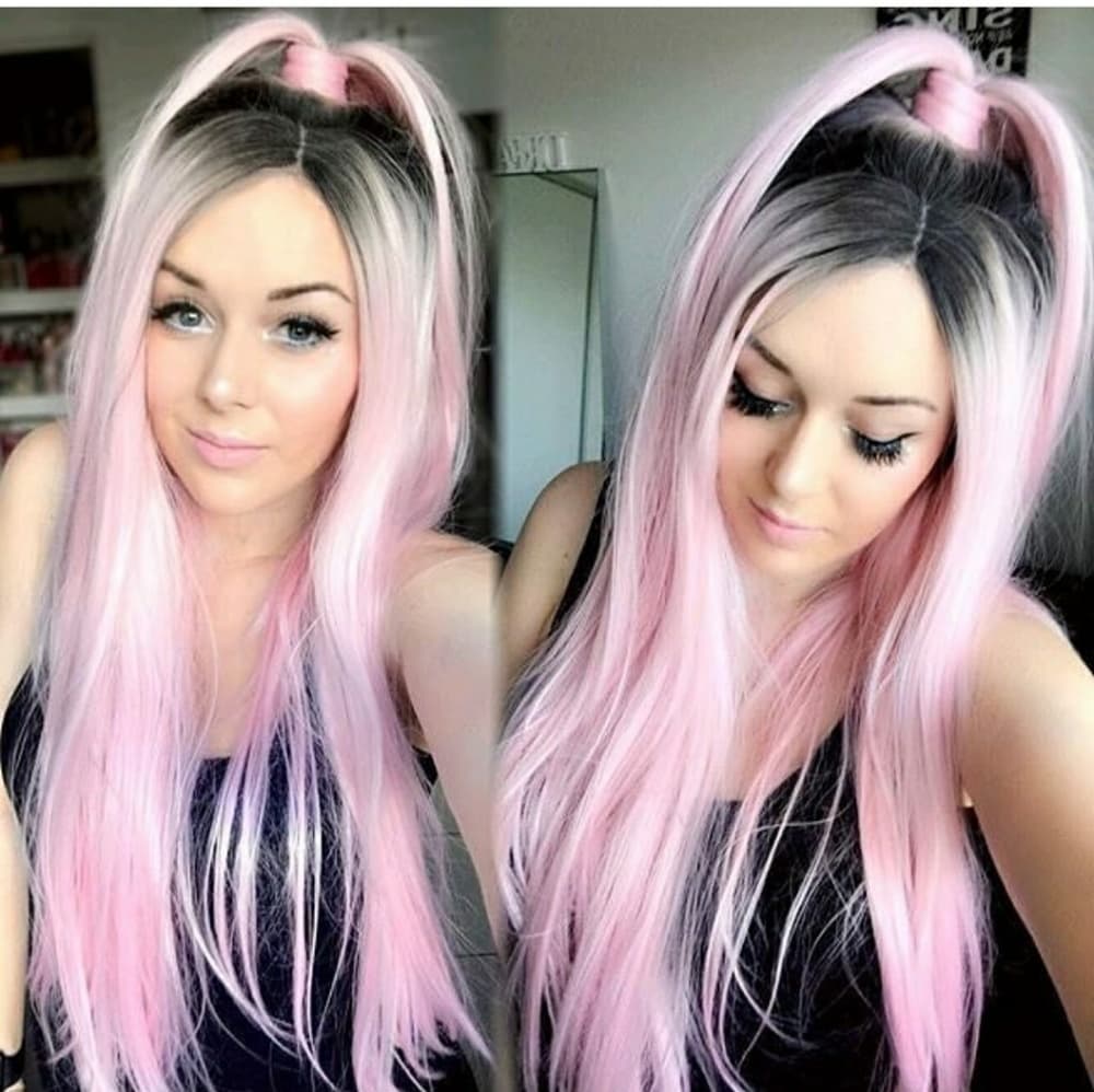 Ombre Pink Beauty LaceFront 22-26 inches!! - Thumbnail 7