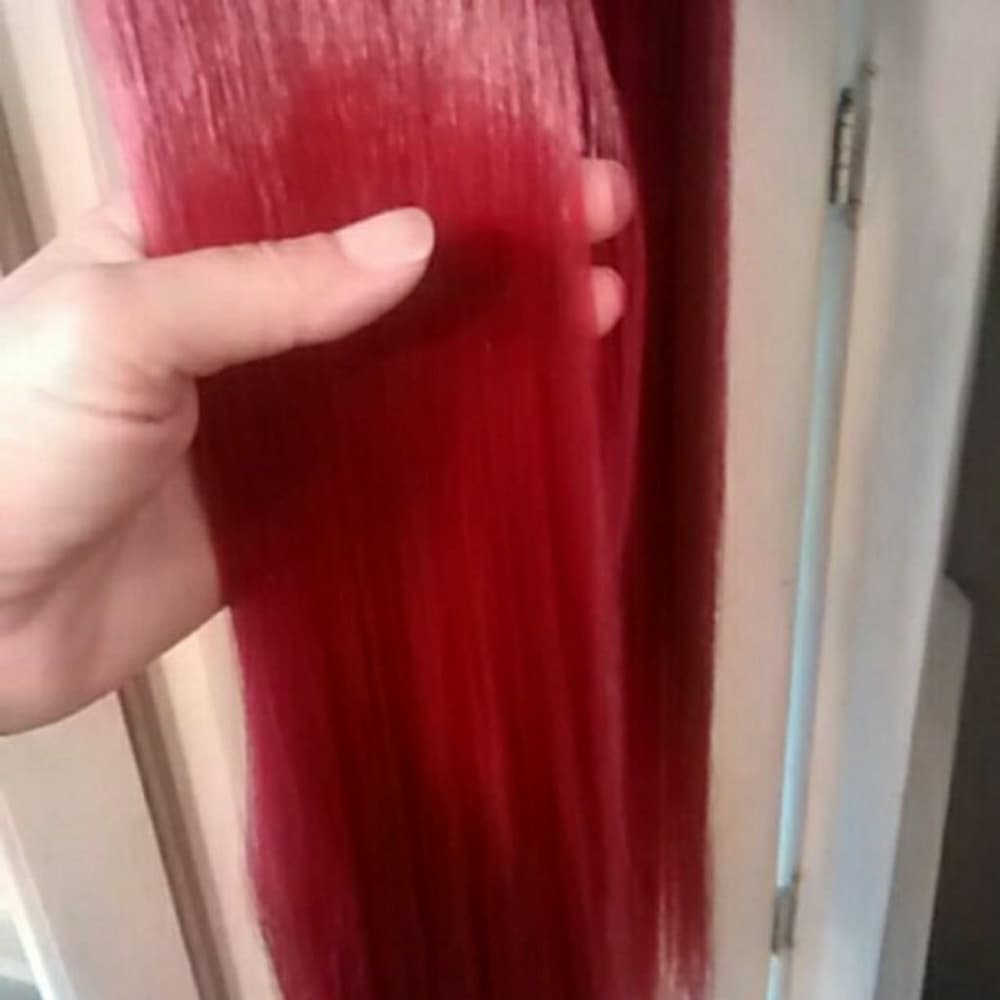Red Beauty Full Head Clip in Extension - Thumbnail 2