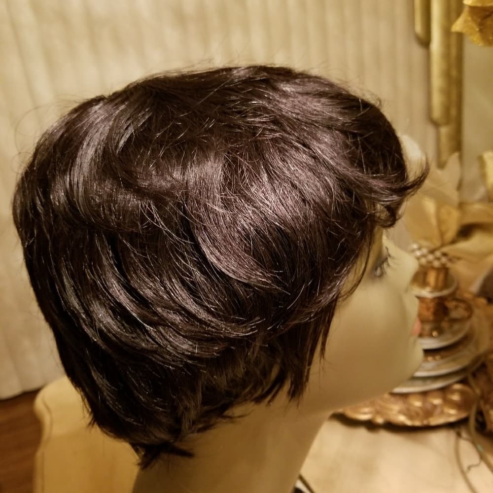 Beautiful Human Hair Wig - Thumbnail 3