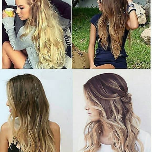 Beautiful Clip In Full Head One Piece 3/4 Ext!! - Thumbnail 3