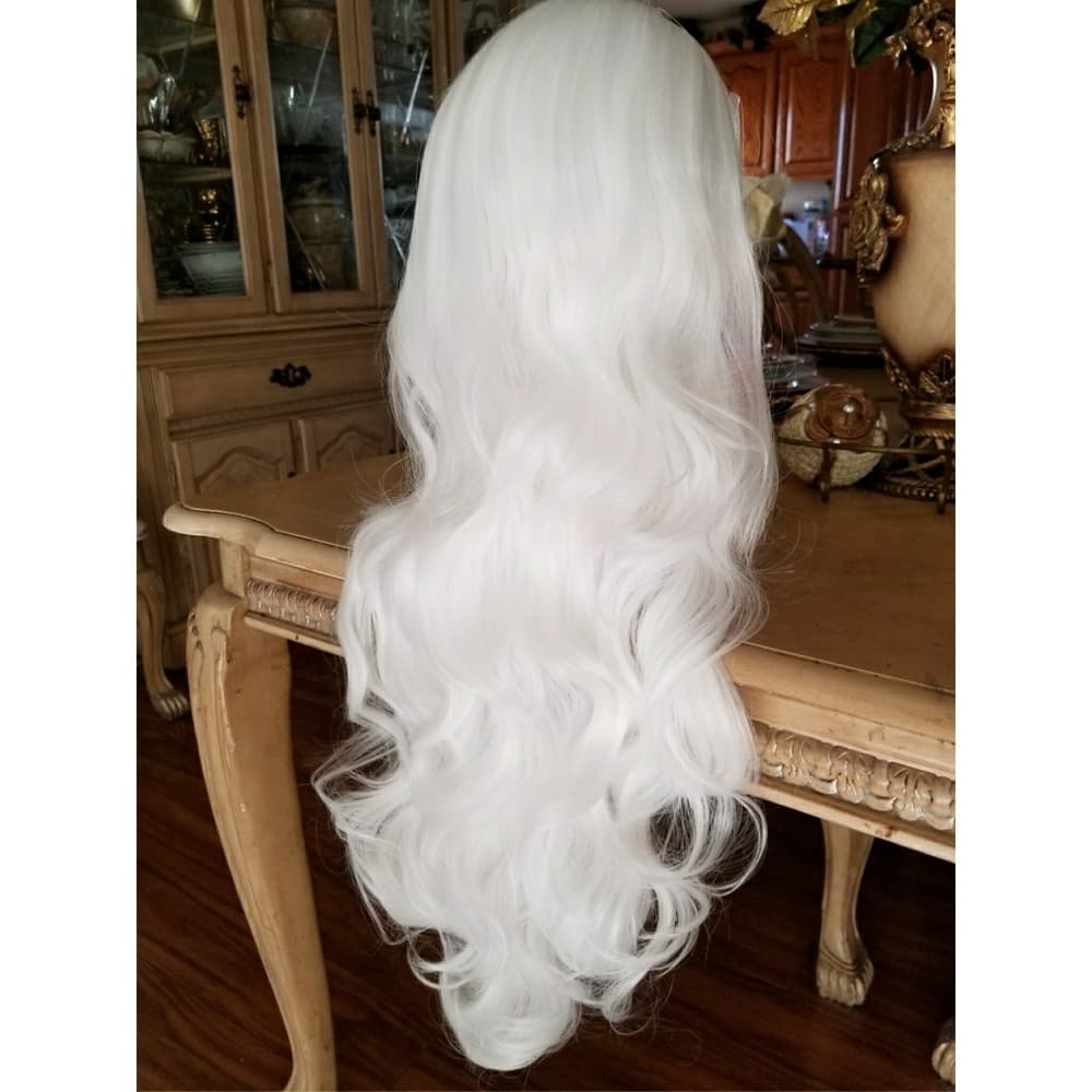 White Wavy Beauty Lace Front Wig 22-26 inches!! - Thumbnail 2