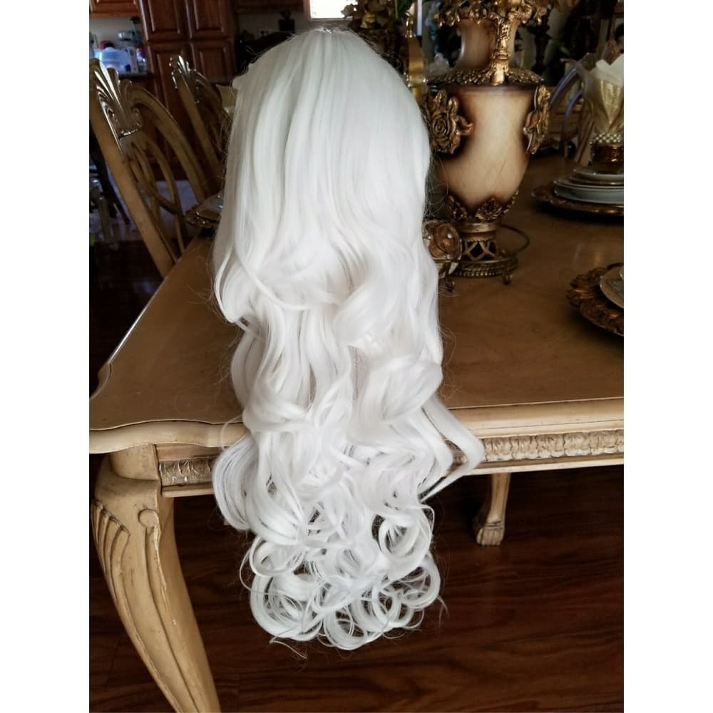 White Wavy Beauty Lace Front Wig 22-26 inches!! - Thumbnail 5