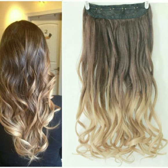 Beautiful Clip In Full Head One Piece 3/4 Ext!! - Thumbnail 4