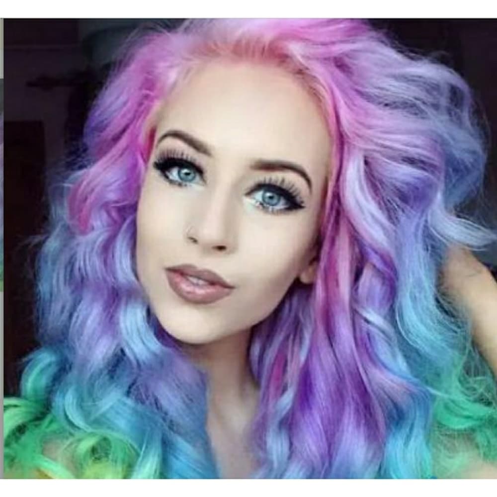 Rainbow Beauty Lace front Wig - Thumbnail 5