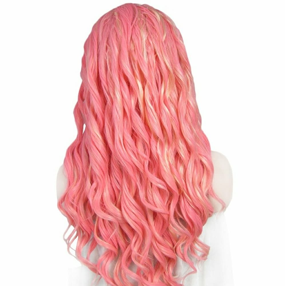 Pink Beauty LaceFront Wig Wig 22-24inches - Thumbnail 4