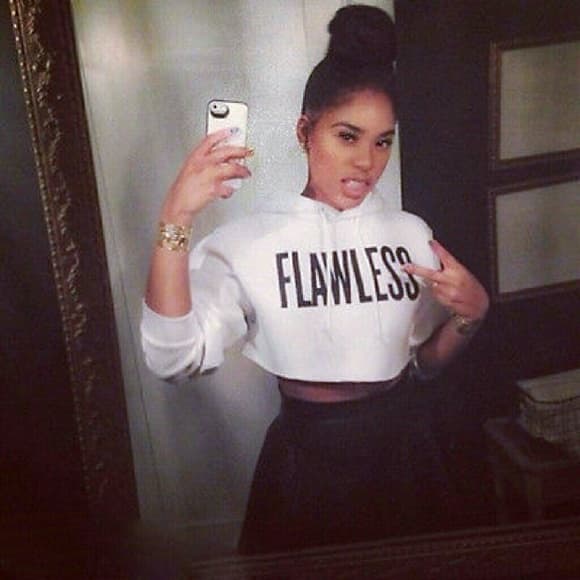 White Flawless Beauty Top Medium - Thumbnail 2