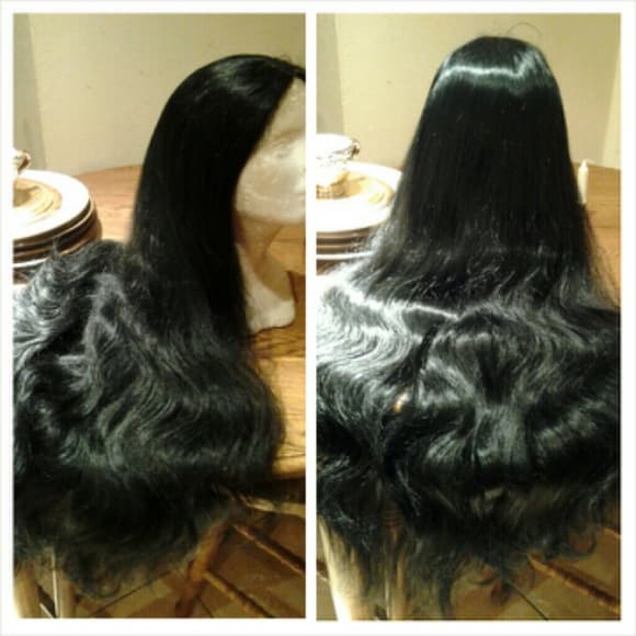 *SOLD*Used Straight Wave Lace Front Wig 26 inches! - Thumbnail 4