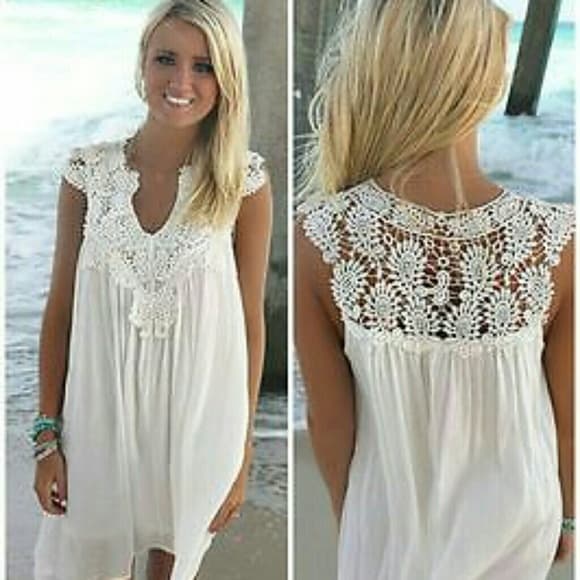 Beautiful Crochet Dress - Thumbnail 3