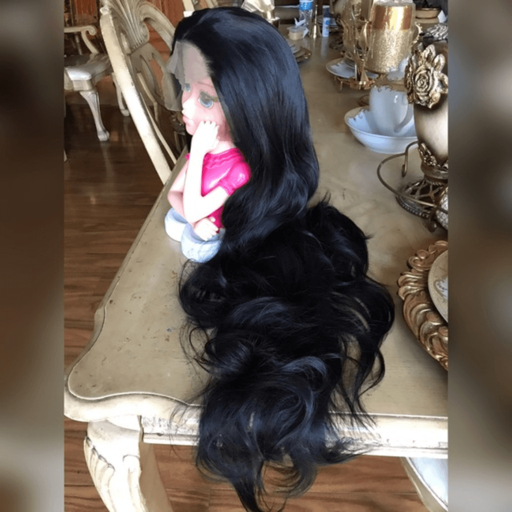Black Beauty Lacefront Wig 24-28 inches!! - Thumbnail 2