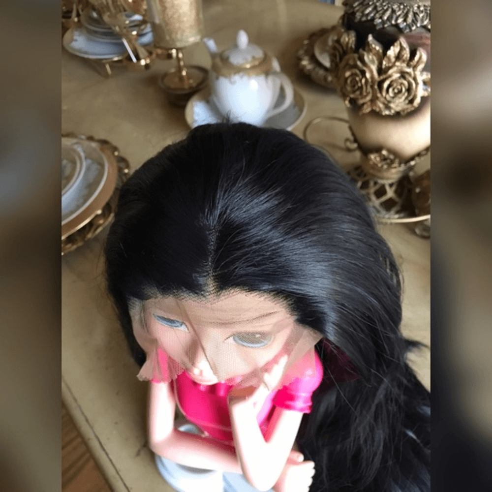 Black Beauty Lacefront Wig 24-28 inches!! - Thumbnail 3