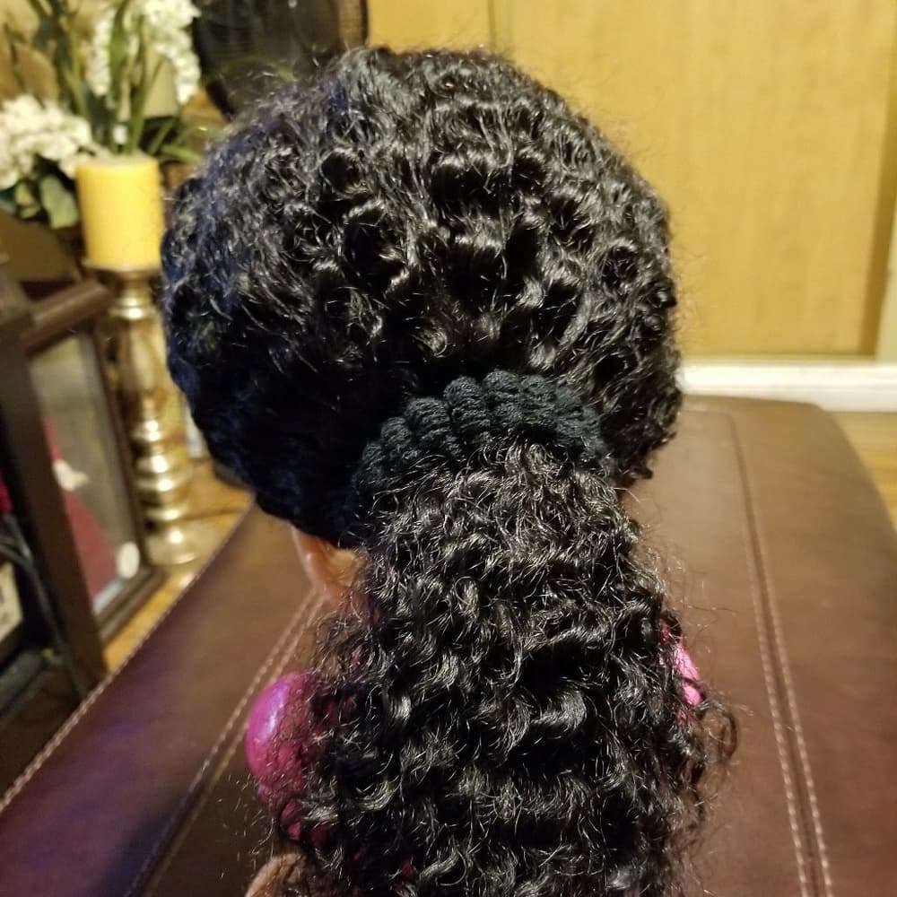Curly Lacefront Wig 10 inches - Thumbnail 7