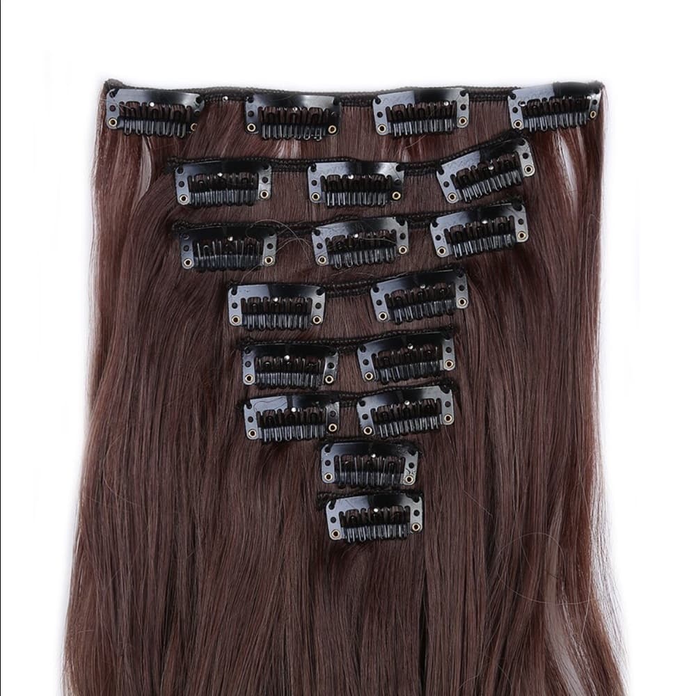 Ombre Dip Dye Full Head Clip in - Thumbnail 2
