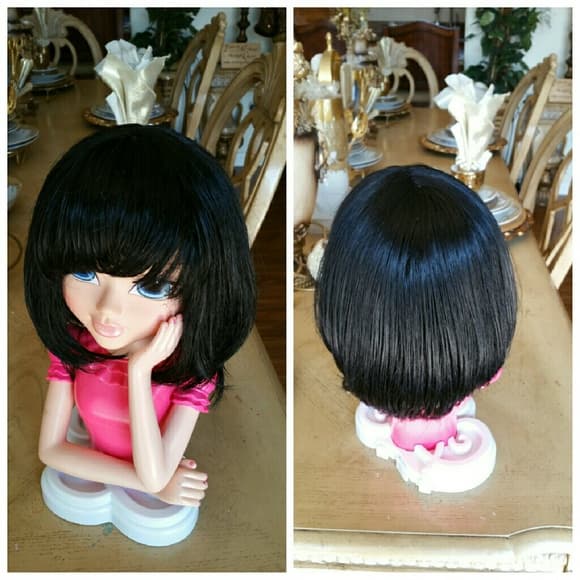 Black Bob Beauty Wig - Thumbnail 4