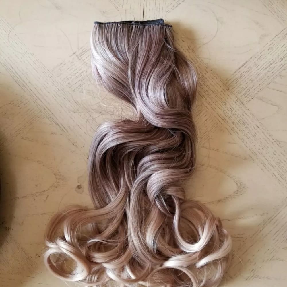 Ombre Blonde One Piece Clip In Extension - Thumbnail 2