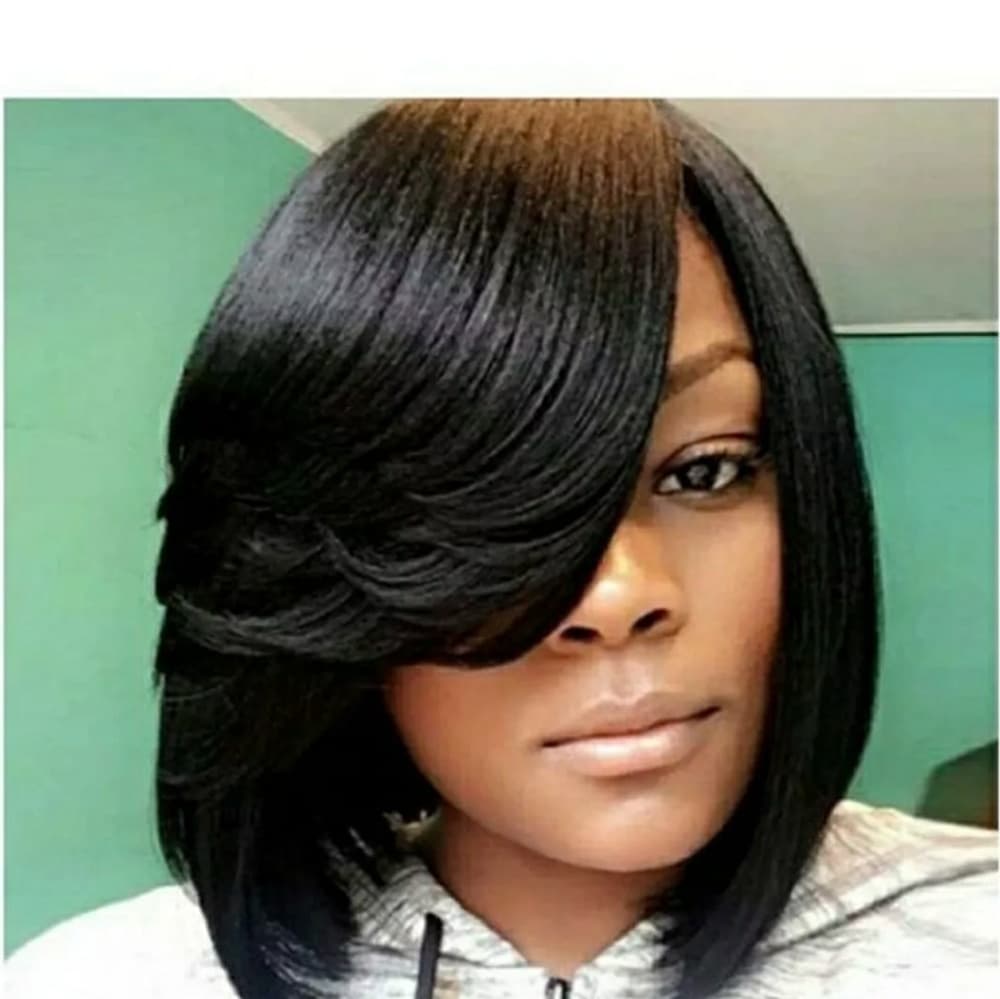 Layered Bib Beauty Lace Front Wig - Thumbnail 5