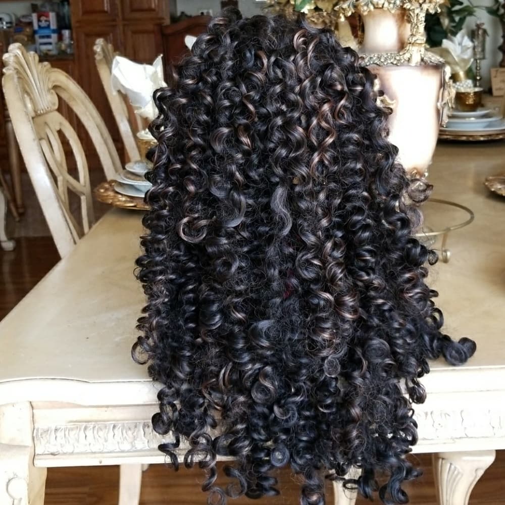 Curly Lace Front front Wig 18-22 inches - Thumbnail 5