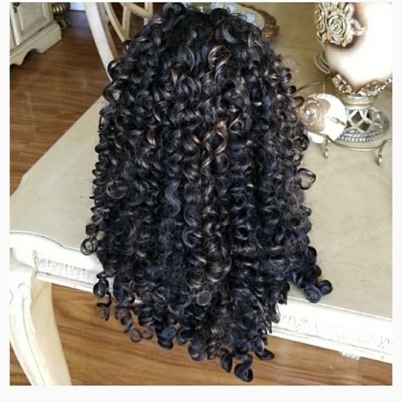 Curly Lace Front front Wig 18-22 inches - Thumbnail 9