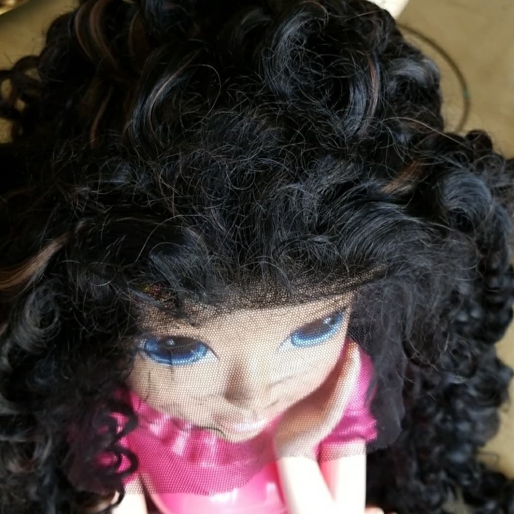 Curly Lace Front front Wig 18-22 inches - Thumbnail 3