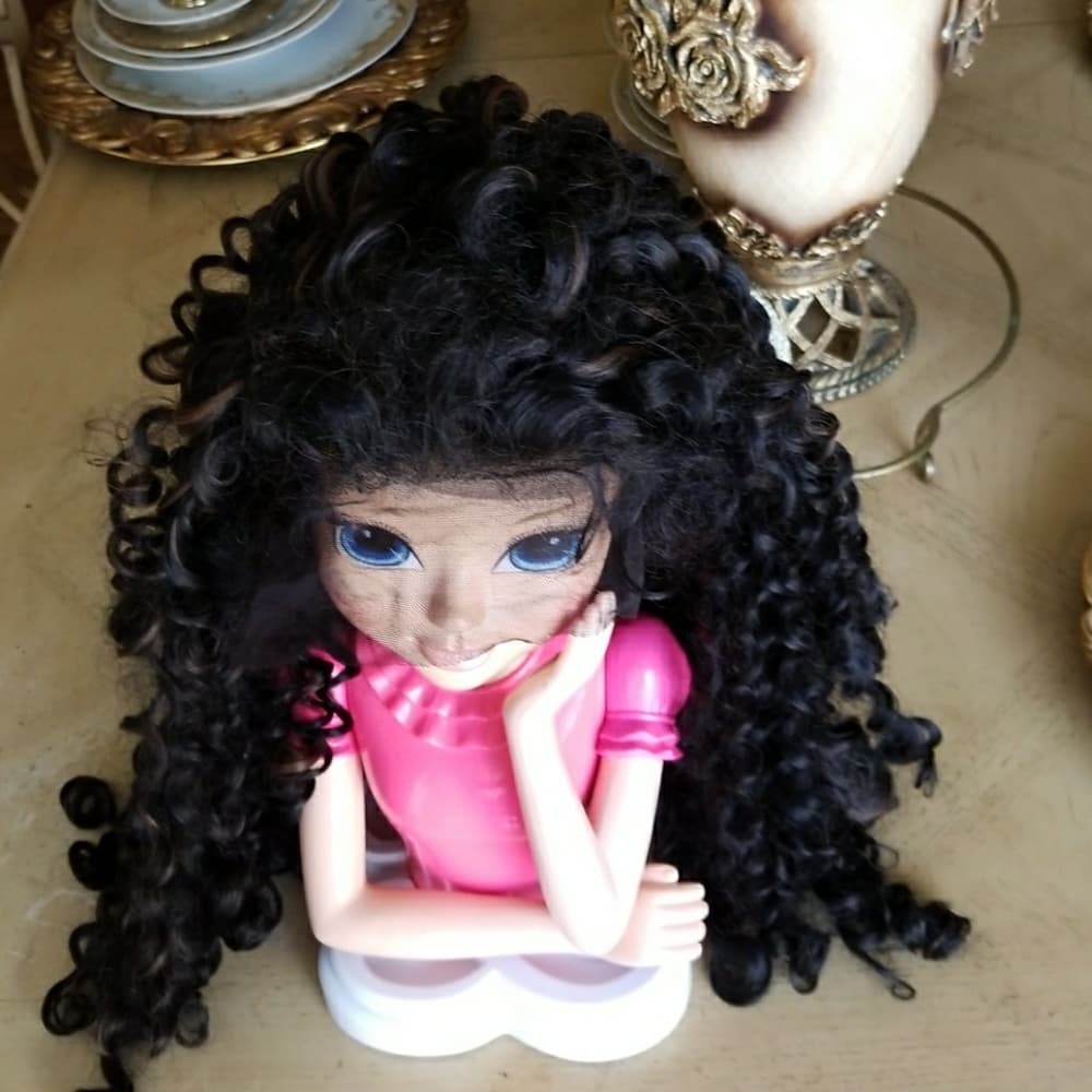 Curly Lace Front front Wig 18-22 inches - Thumbnail 2