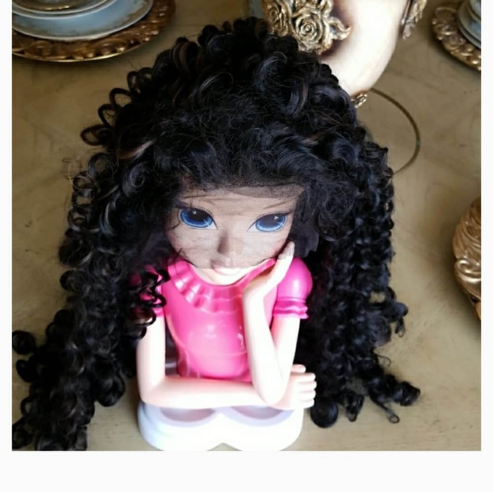 Curly Lace Front front Wig 18-22 inches - Thumbnail 6