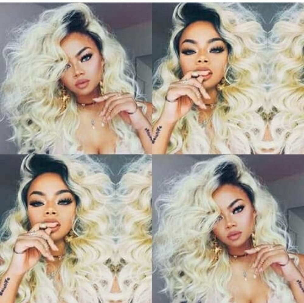 Blonde Ombre Beauty Lacefront Wig 18-22 inches - Thumbnail 2