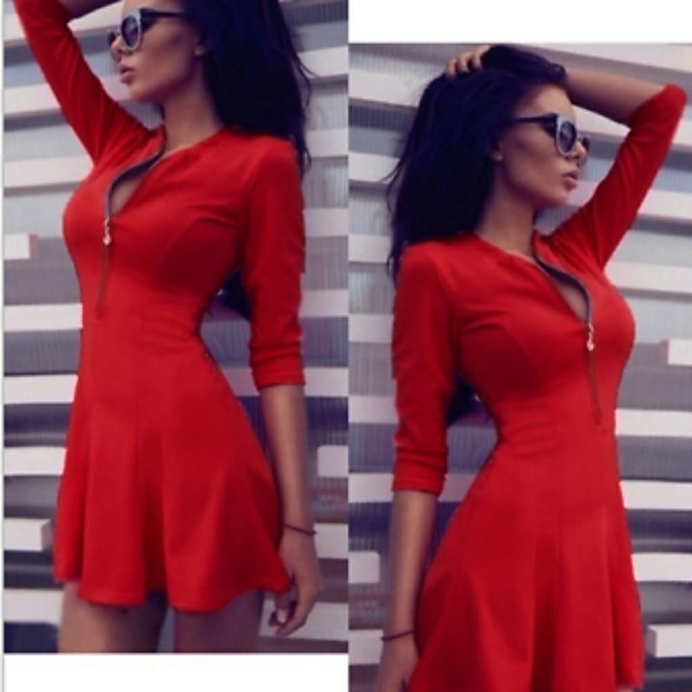 Casual Party Cocktail Dress - Thumbnail 2
