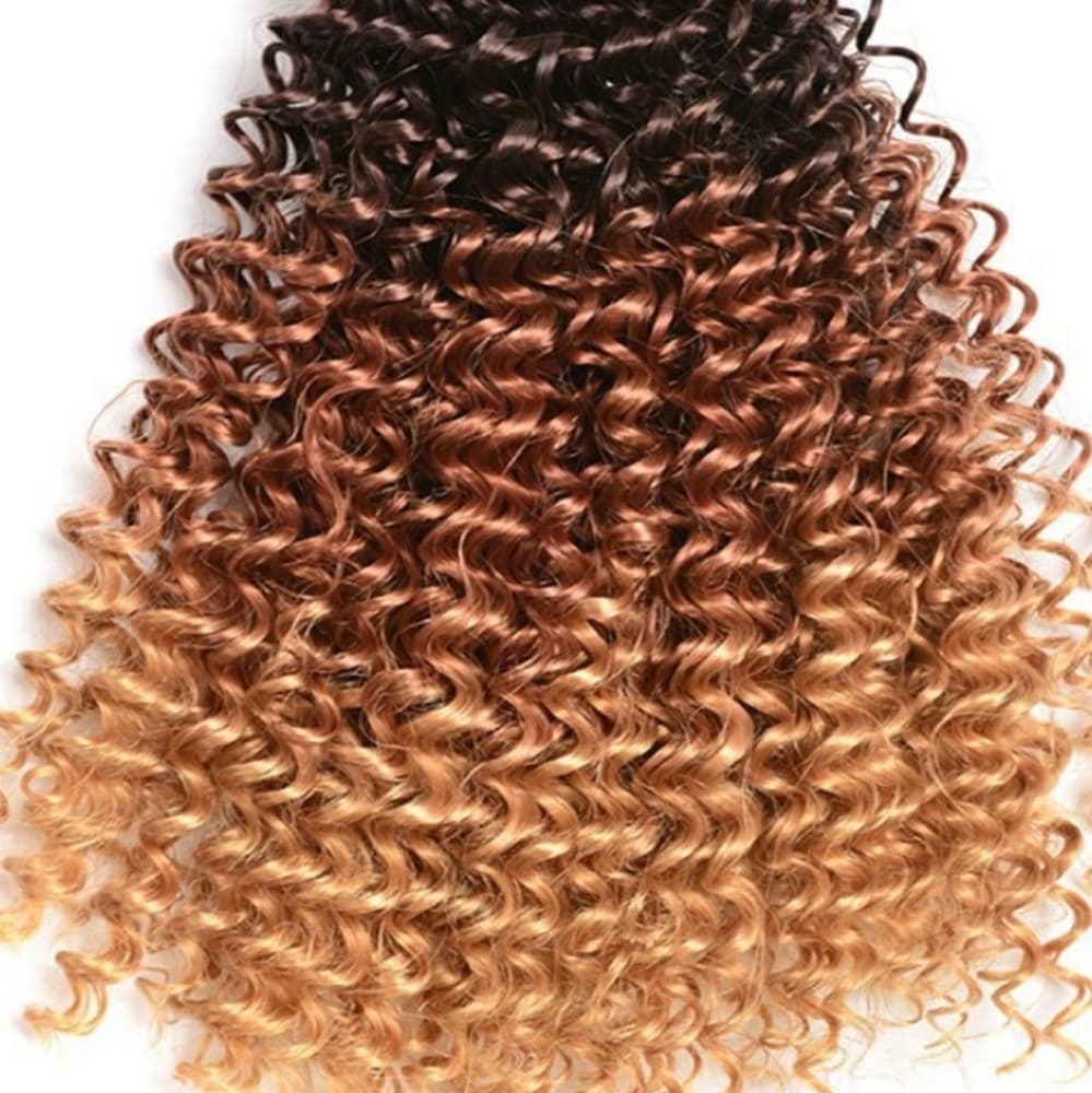 Ombre Blonde Curly Hair 4 Bundles - Thumbnail 4