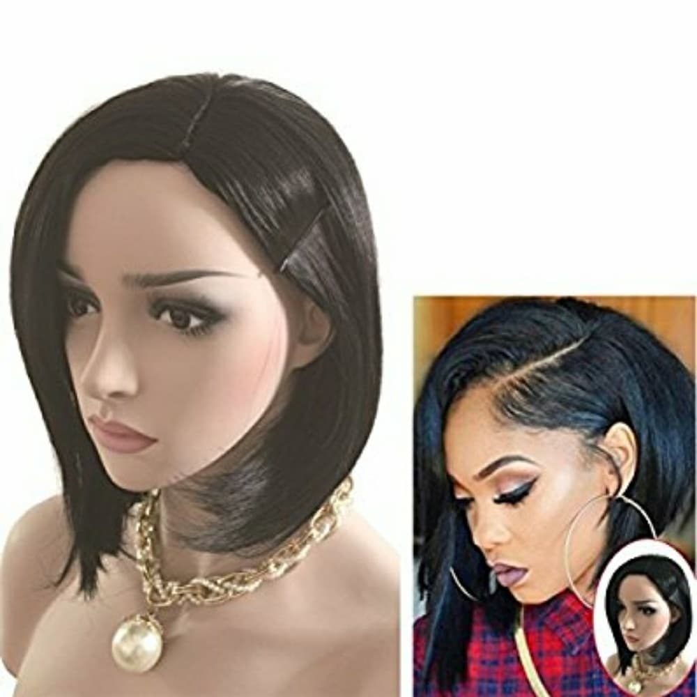 Black Bob Beauty Wig - Thumbnail 3