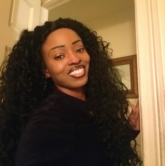 Black Curly Beauty Lacefront Wig - Thumbnail 2