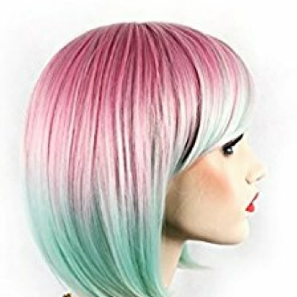 Rose Mint Green Full Wig - Thumbnail 3