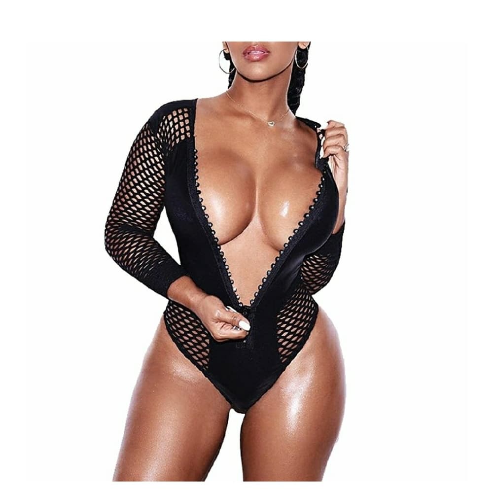 Black Beauty Zipper Bikini - Thumbnail 2