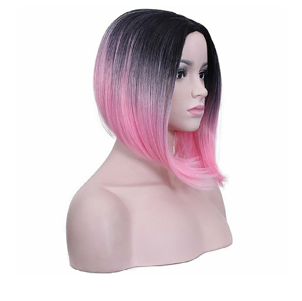 Ombre Pink Bob Wig - Thumbnail 2