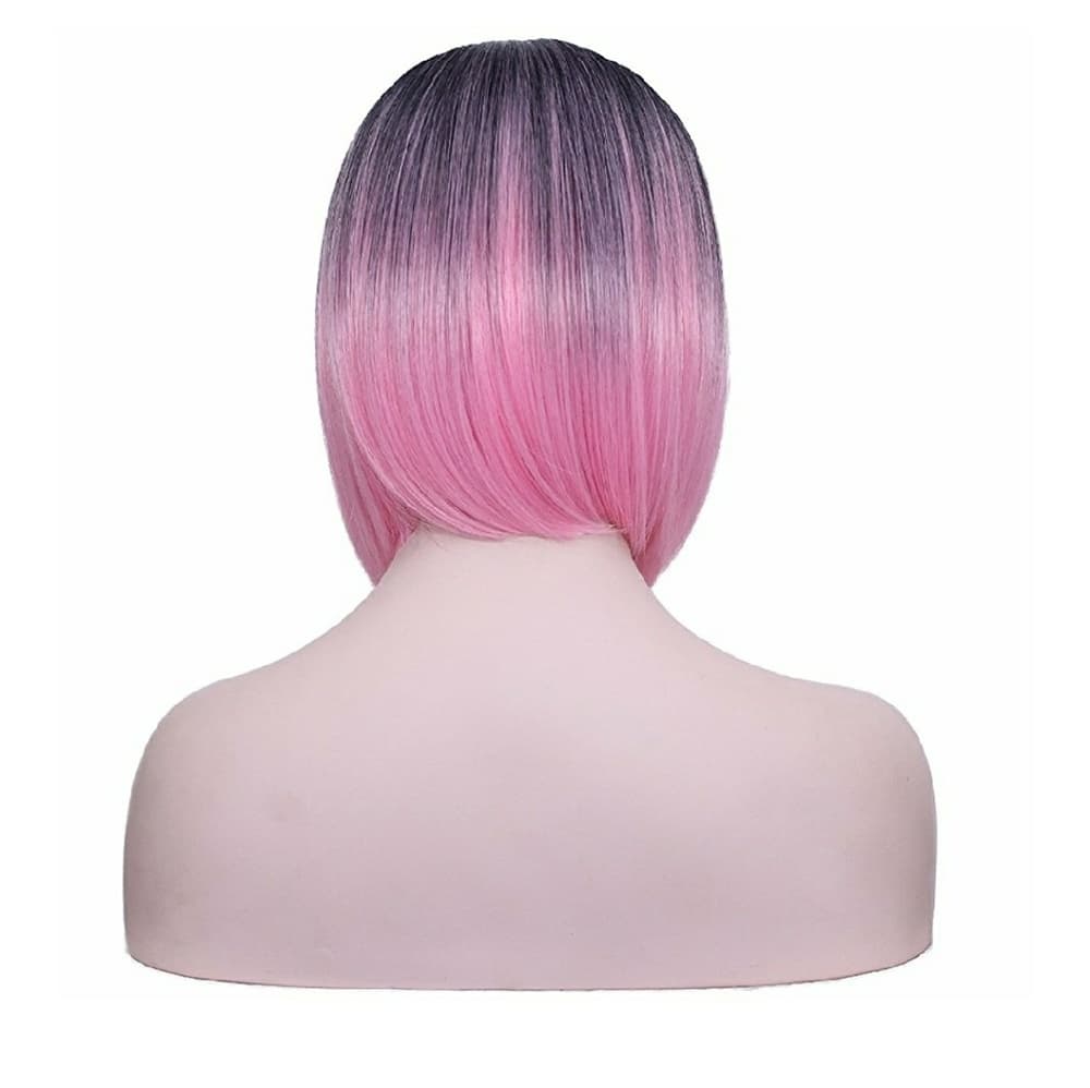 Ombre Pink Bob Wig - Thumbnail 3