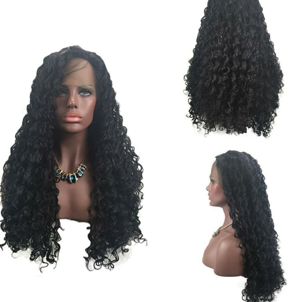 Curly Lace Front Wig - Thumbnail 2