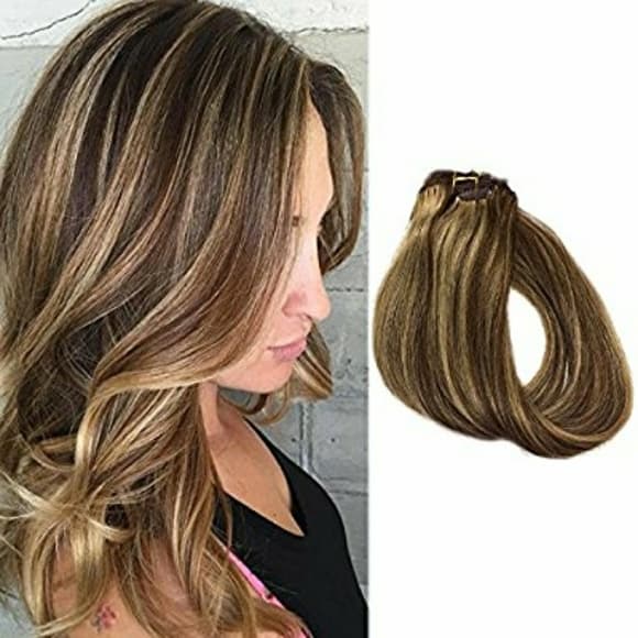 Human Hair Clip In Extension #4/27 - Thumbnail 6