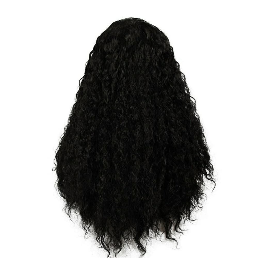 Black Loose Curly Wave Lace Front Wig 20-22 inches - Thumbnail 3