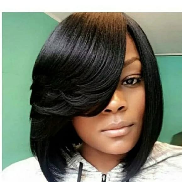 Layered Bob Beauty Lace Front Wig - Thumbnail 6