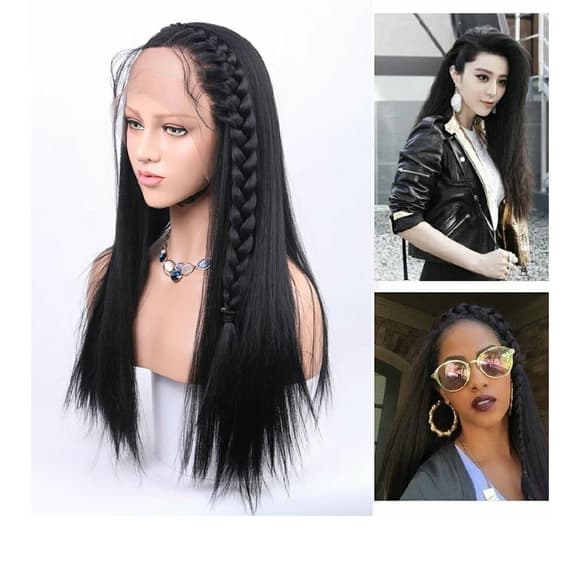 Yaki Lace Front Wig 20-24 inches!! - Thumbnail 5
