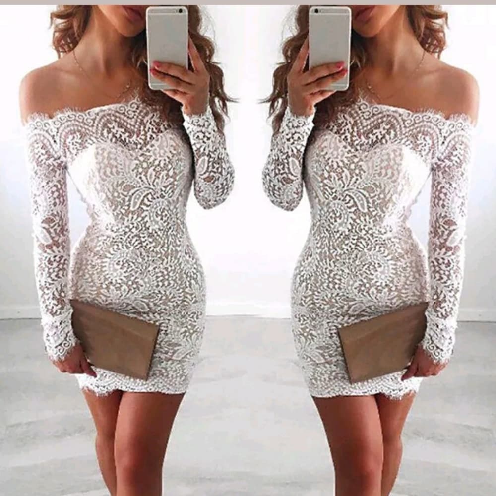 White Beauty Dress - Thumbnail 3
