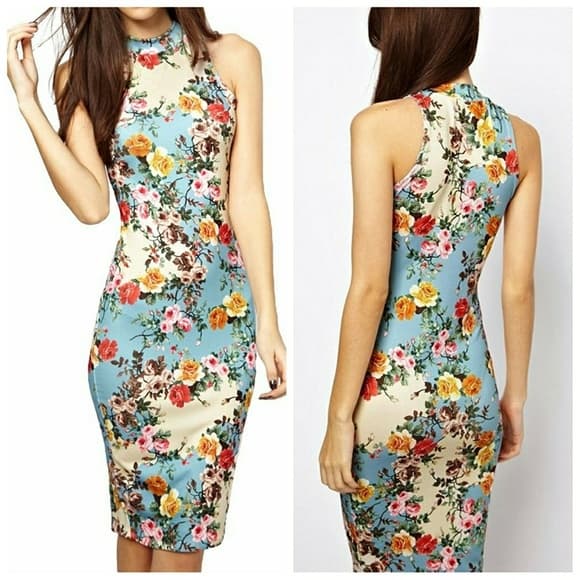 Pre Order Floral Beauty Dress - Thumbnail 6