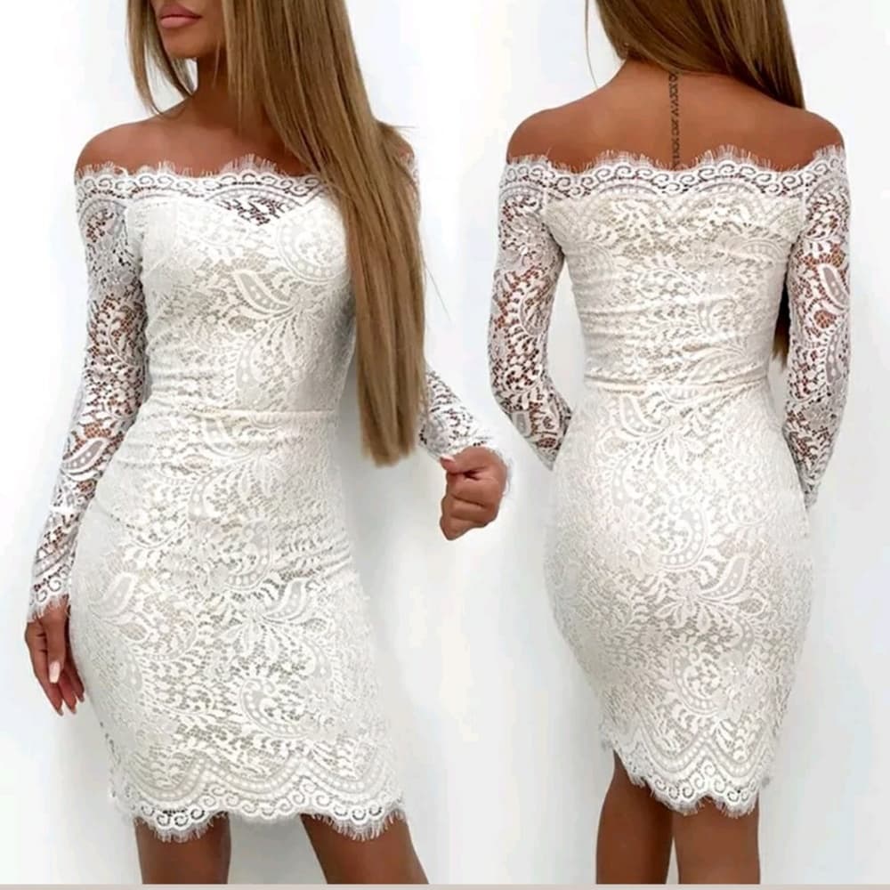 White Beauty Dress - Thumbnail 2