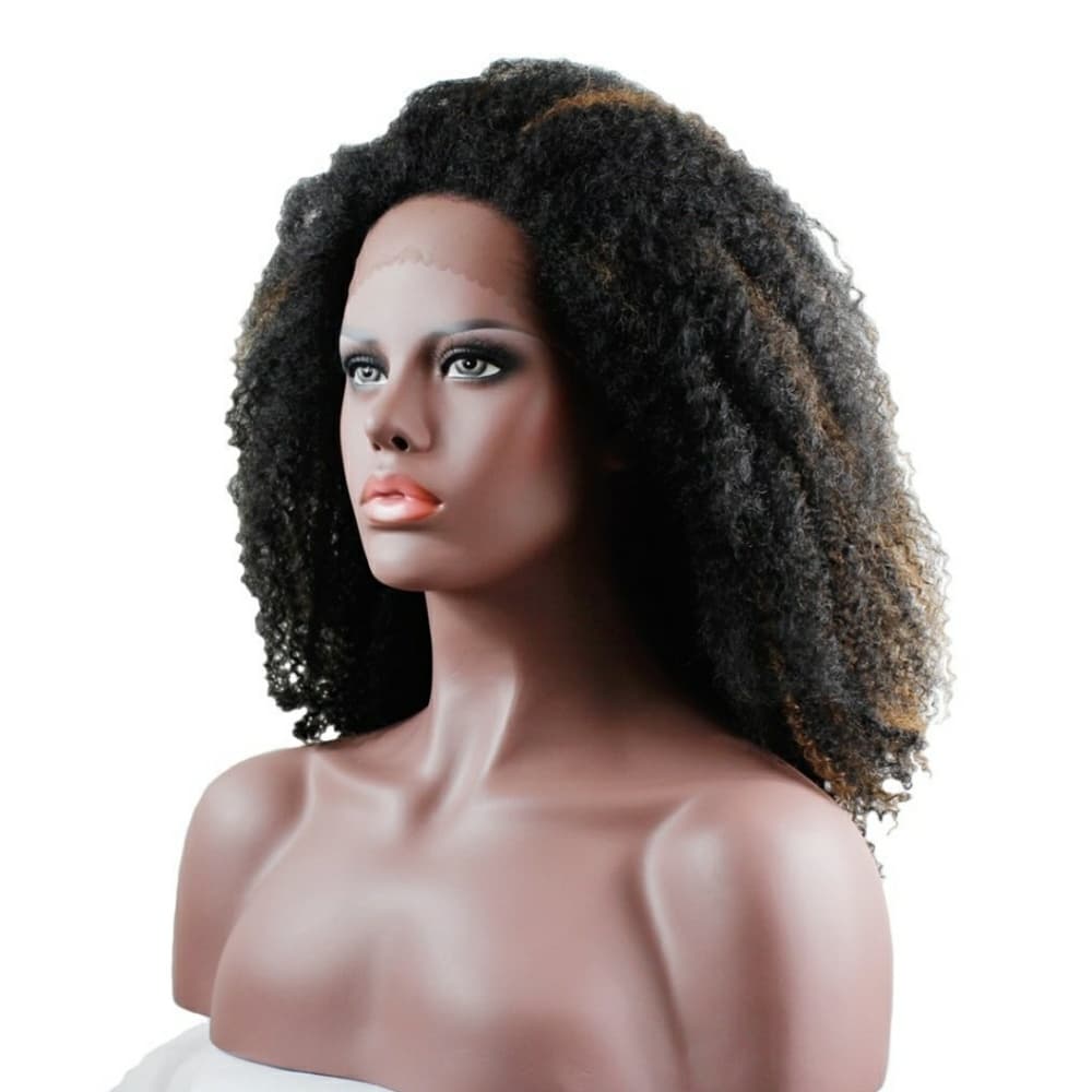 Afro Kinky Curly Lace Front Wig 12-14 inches! - Thumbnail 6