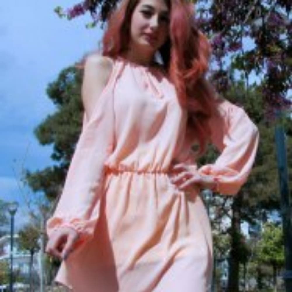 Cute Cold Shoulder Dress