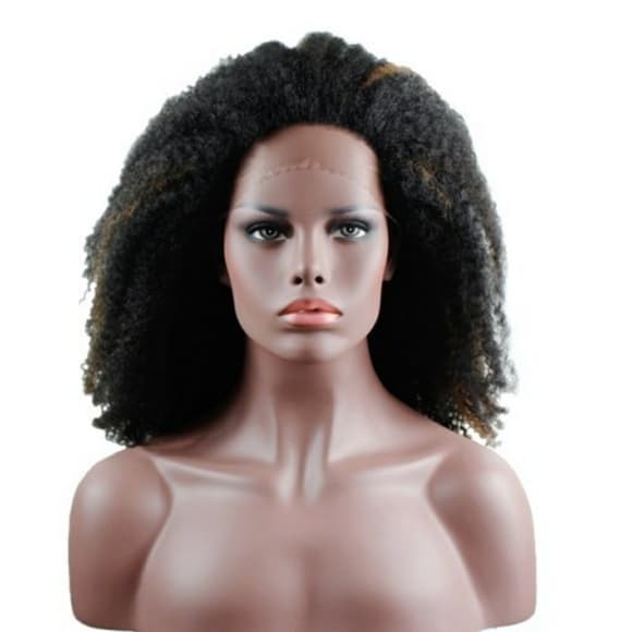 Afro Kinky Curly Lace Front Wig 12-14 inches! - Thumbnail 8